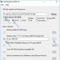 Установка Windows XP с флешки с помощью WinSetupFromUSB